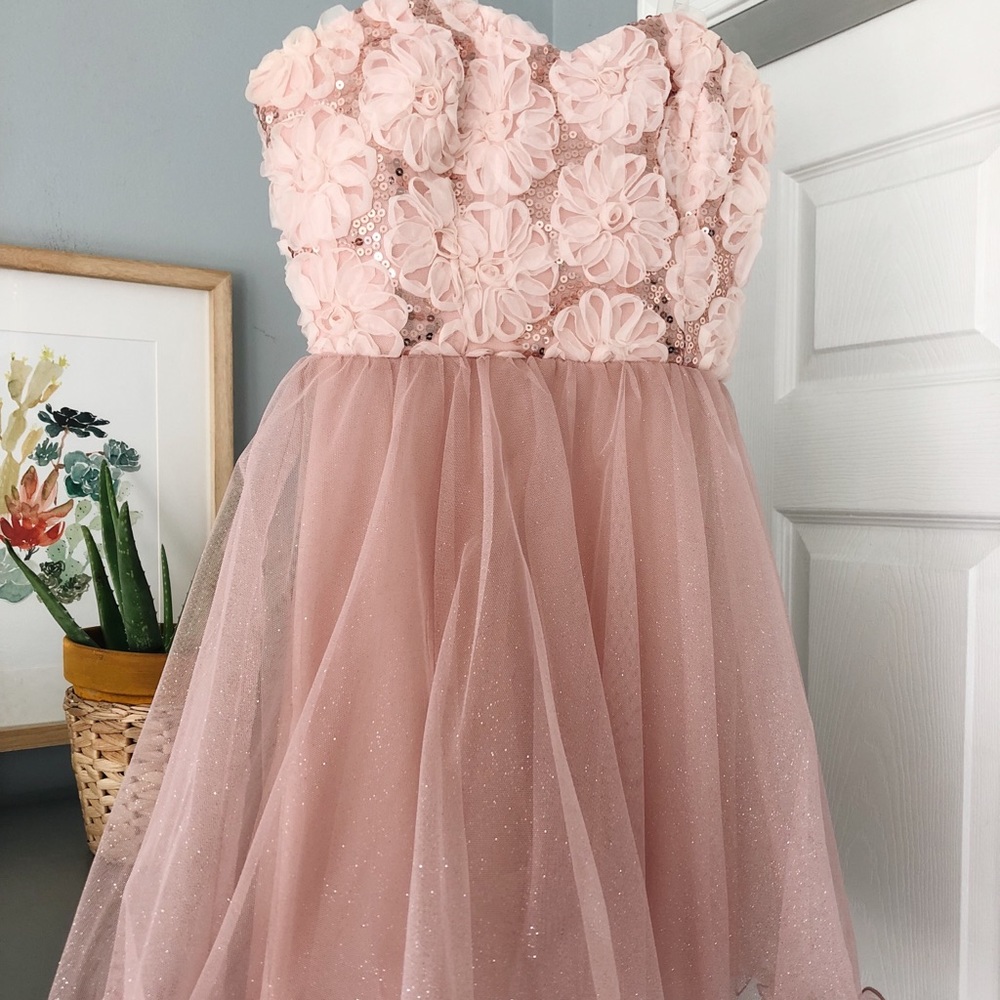 Pink Sequin Dress